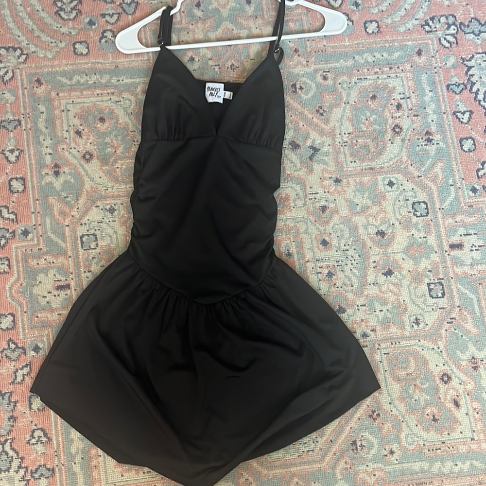 Princess Polly black mini dress size 2